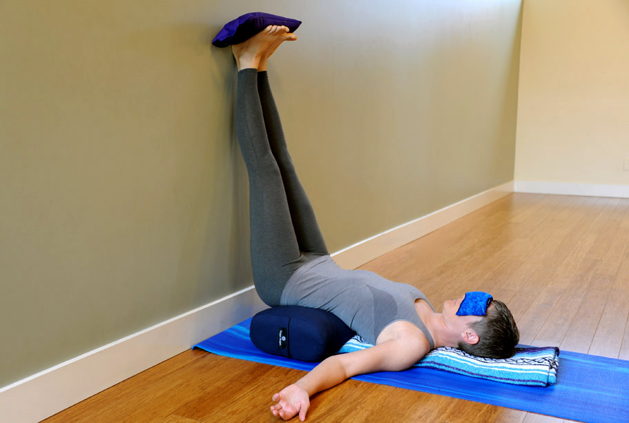 Legs Up With Strap Yoga (Viparita Karani With Strap)