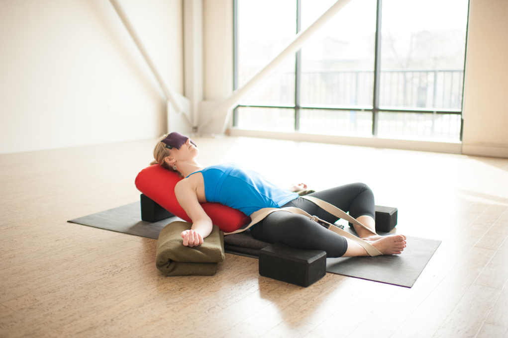 A Prop-Supported Yin Yoga Sequence