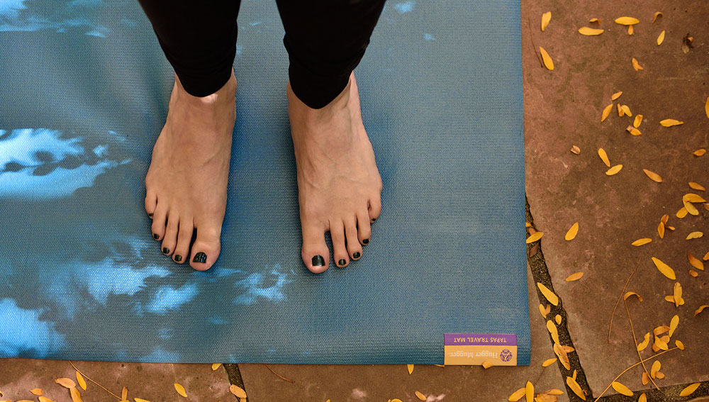 Getting Bare At Yoga: First My Feet And Then Me.