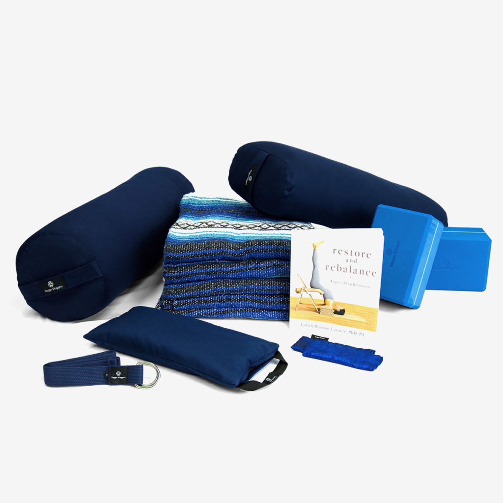 Beginner Yoga Kit - Blue  Hugger Mugger Yoga Products
