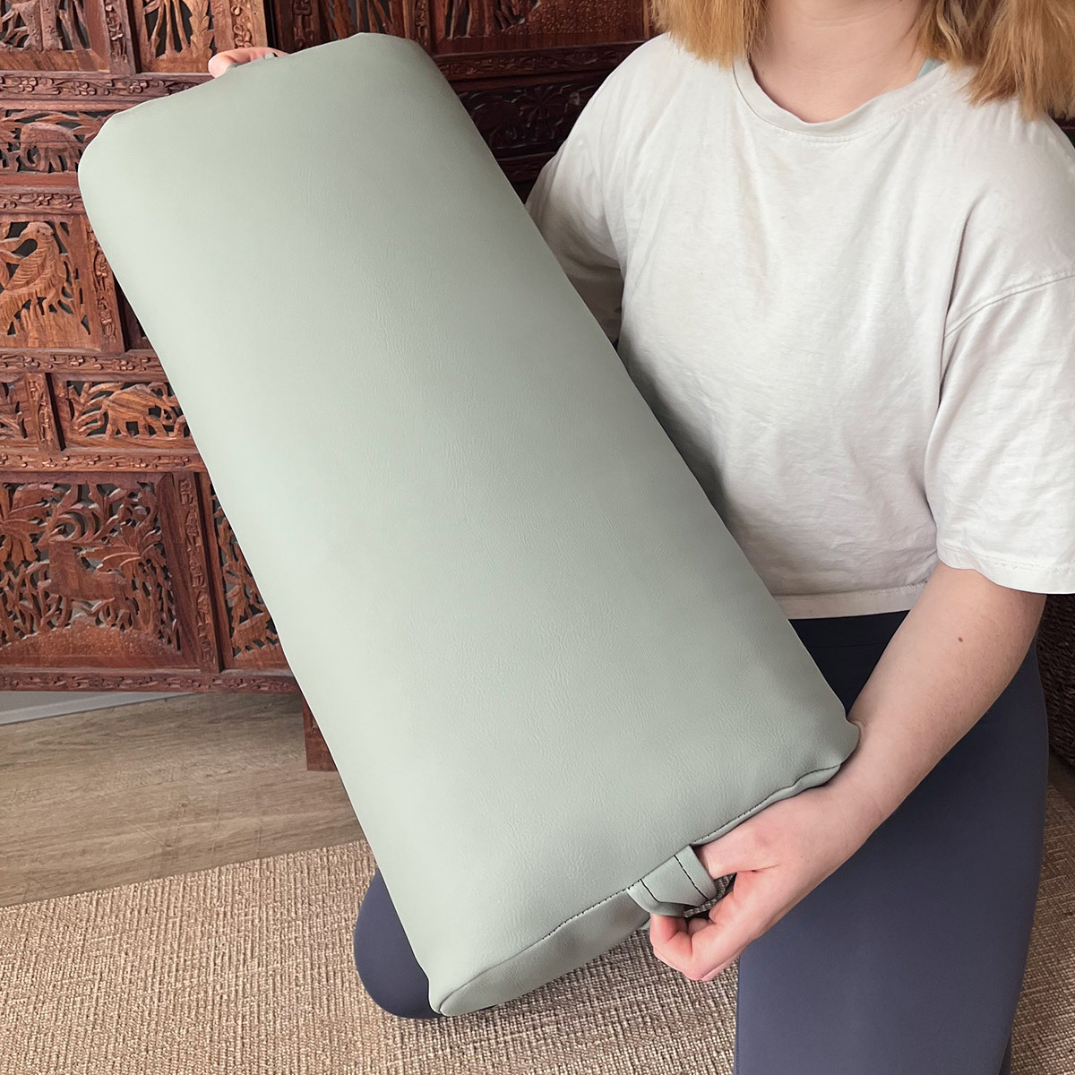 Extra Long Rectangular Yoga Bolsters Made to Last – Love My Mat